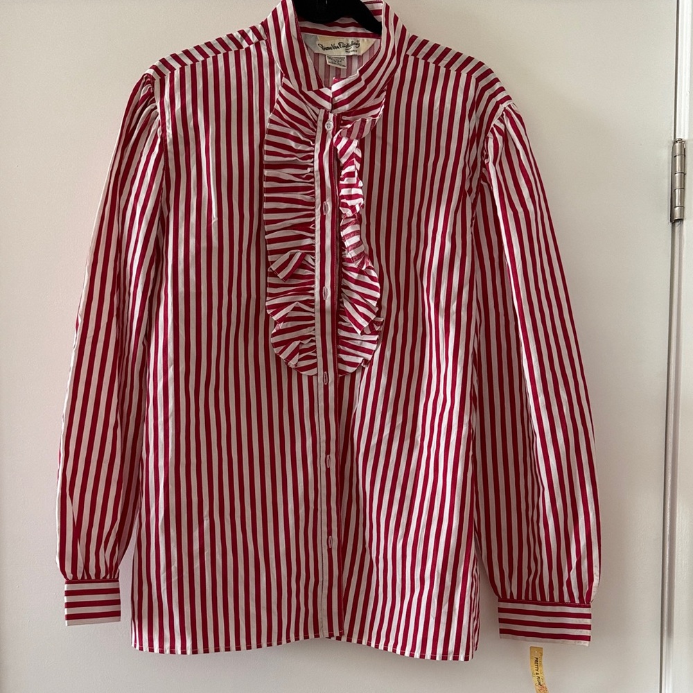 Vintage | Diane von Furstenberg Woman | Button-up Dress Shirt | Women’s 2X
